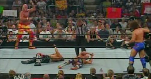 klarhed Picasso Psykologisk Shawn Michaels & Hulk Hogan vs. Kurt Angle & Carlito from WWE 2005 | Views  from the Hawke's Nest