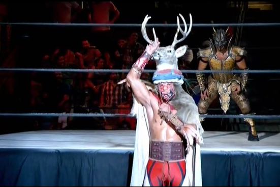 Drago vs. King Cuerno from Lucha Underground 2014 | Views from the Hawke's  Nest