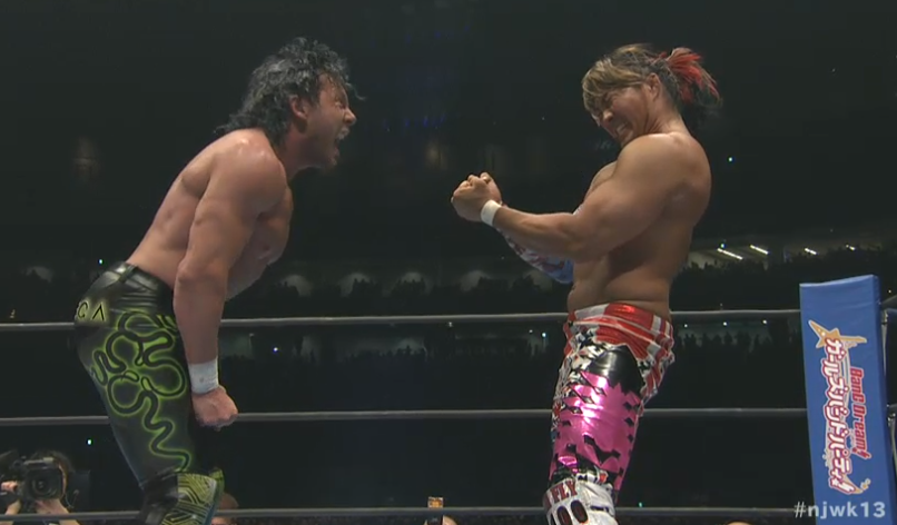 Image result for tanahashi vs omega wrestle kingdom 13